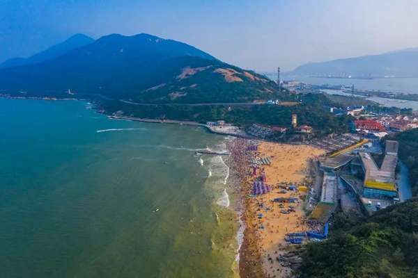 連島景區的海島風光。連云港發布供圖